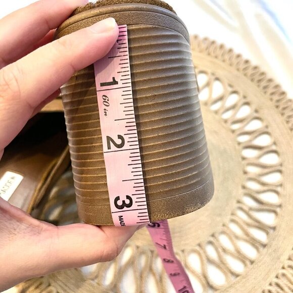 Steve Madden Fraim Brown Suede Heeled Closed Toe Loafer Size 9.5 - Picture 12 of 12